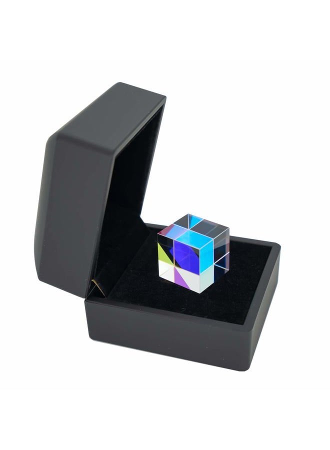 StayMax Dichroic X-Cube Prism RGB Dispersion Prism for Physics and Decoration with Storage Box - Image 1