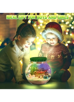 VUCATIN Dinosaur Terrarium Gifts for Kids Girls Light Up Terrarium Dinosaur Toys for Girls DIY Moon Lamp Arts and Crafts Birthday Gift for Girls Ages 4+ Year Old (Dinosaur)  - Image 3