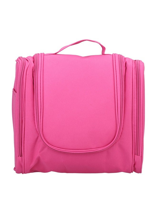 NIBEMINENT Water Resistance Multifunction Travel Toiletry Cosmetic Bag Pink - Image 1