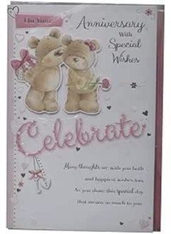 Generic Anniversary Card - Pink 