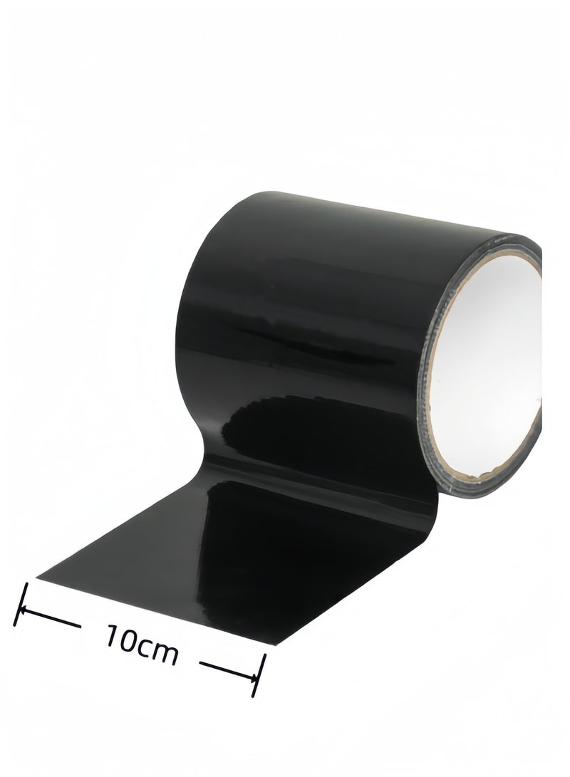 Durable Black Waterproof Tape 4 X 5 Feet - Strong and Rubberized