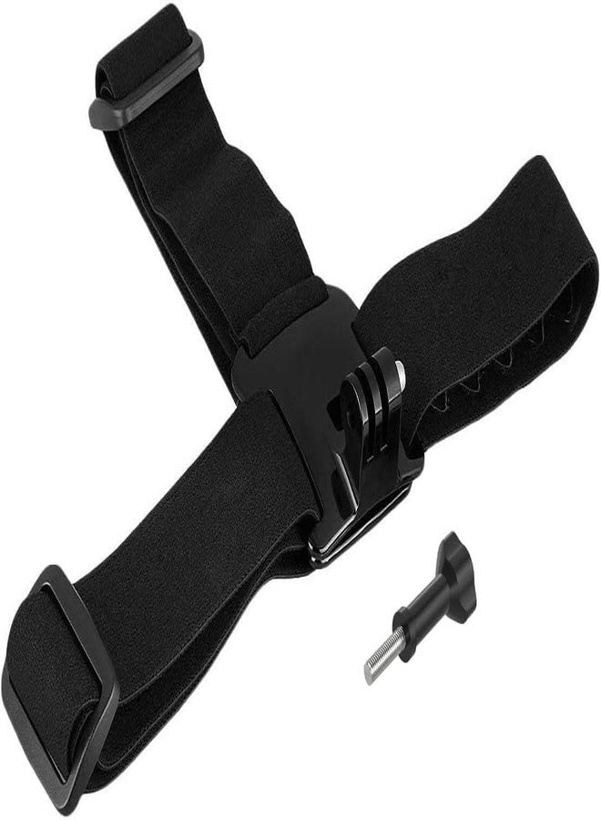 DA-GODO Head Strap Mount Compatible with GoPro Hero 13, 12, 11, 10, 9, 8, 7 (Black), 6, 5, 4, 3+, 3, 2, 1, Session, Fusion, Max & DJI Osmo Action Cameras | Adjustable POV Head Mount - Image 2