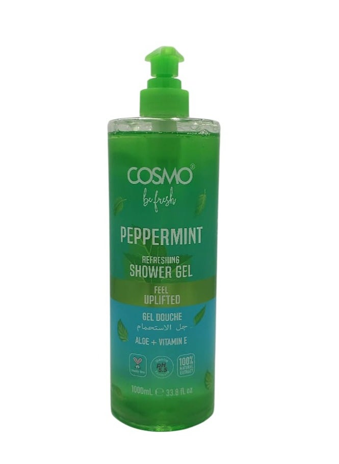 COSMO Refreshing Min Peppernhnt Shower Gel 1000Ml 