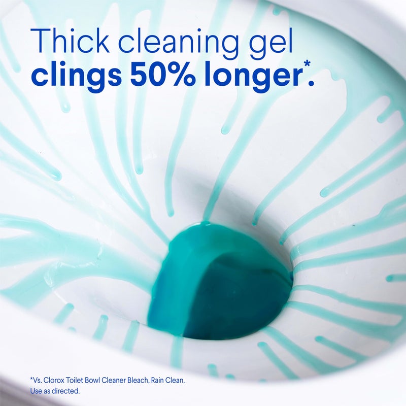 CLOROX Toilet Bowl Cleaner Clinging Bleach Gel, Ocean Mist, 24 Fl Oz, Pack of 2 (Package May Vary) - Image 4