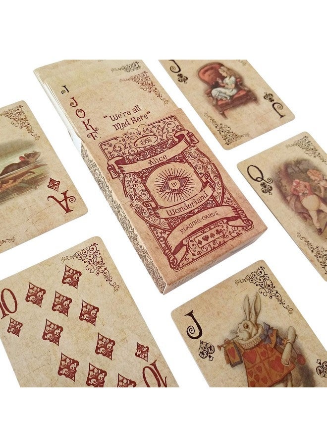 ASVP Shop Alice In Wonderland Playing Cards - Full Set is Ideal for Themed Parties, Props, Theme, and Games - Image 3
