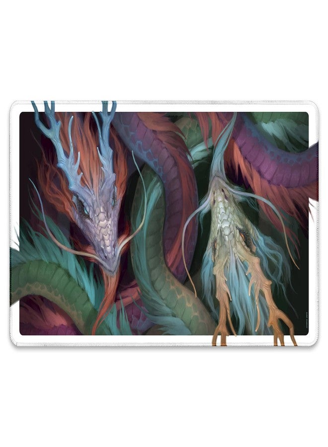 Paramint Dragons (Stitched) - MTG Playmat by Clint Cearley - Compatible with Magic The Gathering Playmat - Play MTG, YuGiOh, TCG - Original Play Mat Art Designs & Accessories - Image 2