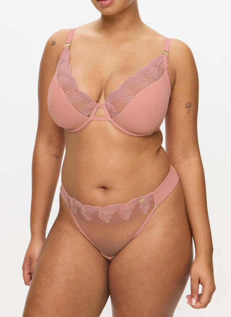 آن سمرز Ann Summers Lana Padded Plunge Bra Light Pink