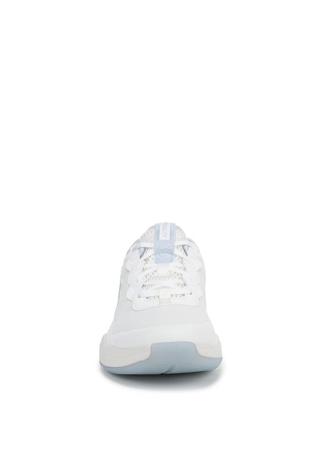 Ryka Women's Court Agility Sneaker, White/Skyride Blue, 9 - Image 2