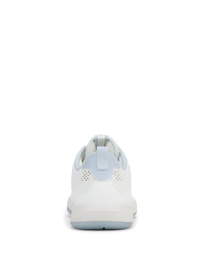 Ryka Women's Court Agility Sneaker, White/Skyride Blue, 9 - Image 3