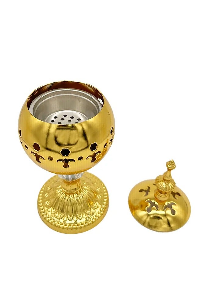 Golden ball incense burner - Image 4