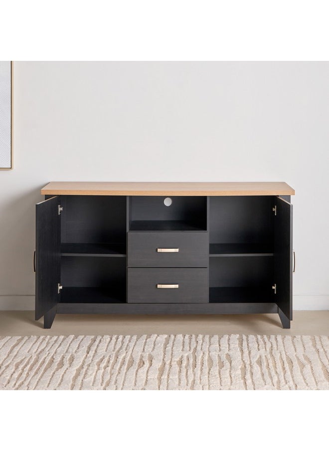 Home Box - Sky 2-Drawer Sideboard High TV Unit with 2 Doors 45 x 85 x 155 cm - Image 1