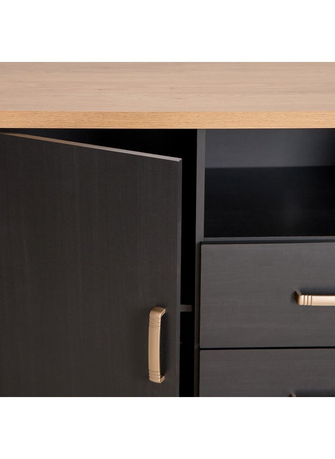 Home Box - Sky 2-Drawer Sideboard High TV Unit with 2 Doors 45 x 85 x 155 cm - Image 1