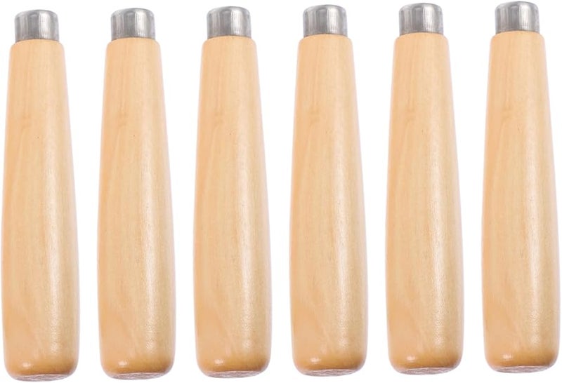 6Pcs Wood File Handles Ergonomic Grip Non Slip For Woodworking Rasp Filing Tools - Image 1