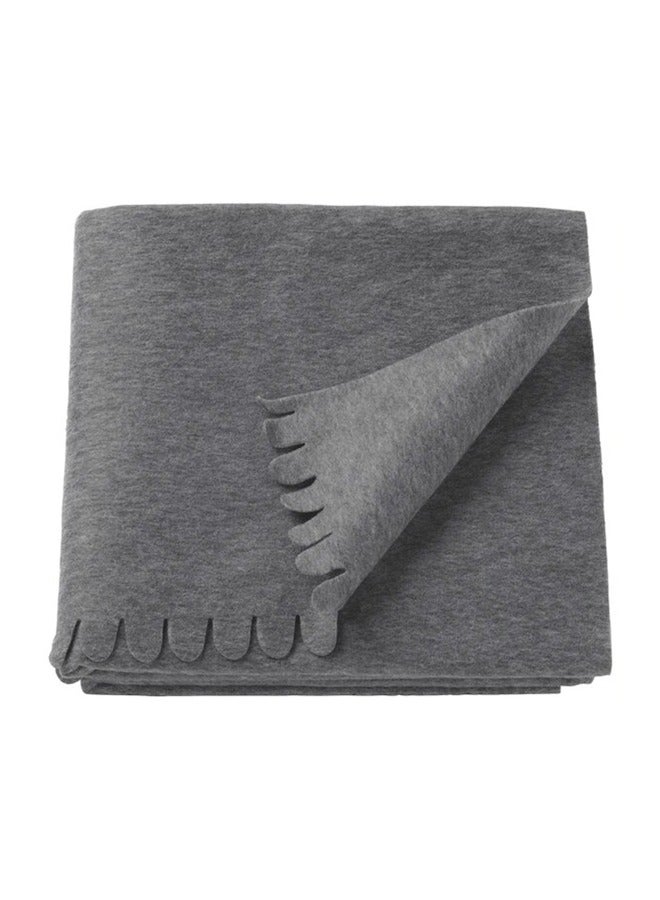 Polarfied Blanket, Soft Fleece Grey Polarfied Blanket, 130x170 cm  - Image 3