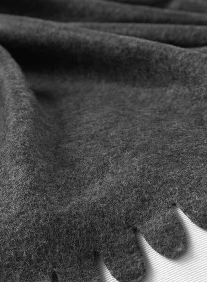 Polarfied Blanket, Soft Fleece Grey Polarfied Blanket, 130x170 cm  - Image 4