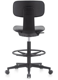navo NAVO Pluto, High Office Chair, Ergonomic Drafting Chair with Adjustable Height Footrest, Drafting Stool Chair, Standing Desk Chair  - Image 5