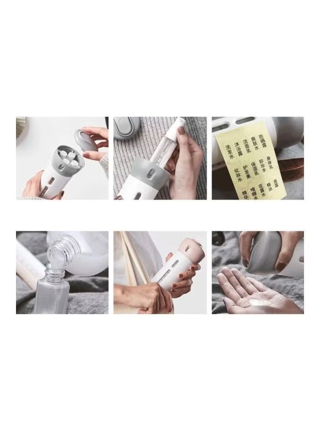 أوريتي Oriti مستحضرات التجميل المحمولة فرع زجاجة وردي/أبيض - Image 3