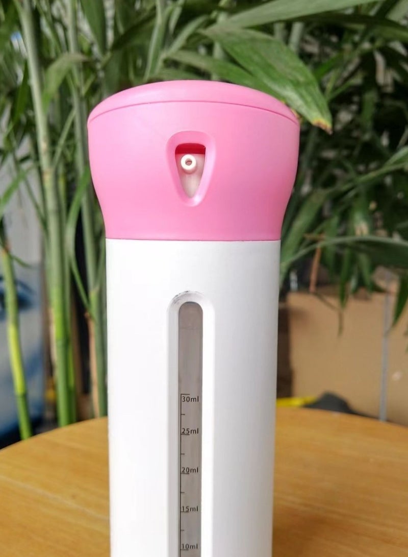 أوريتي Oriti مستحضرات التجميل المحمولة فرع زجاجة وردي/أبيض - Image 1