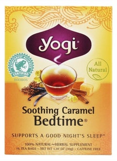 YOGI Tea, Soothing Caramel Bedtime, 16 Count  - Image 1