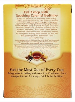 YOGI Tea, Soothing Caramel Bedtime, 16 Count  - Image 4