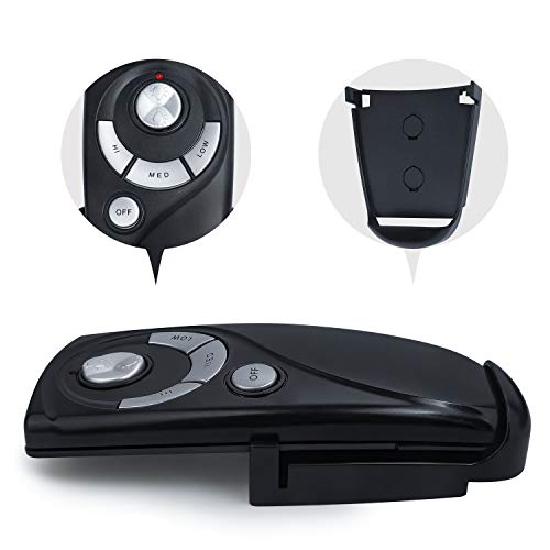 Eogifee UC7083T Ceiling Fan Remote Control Replacement of Hampton Bay with Dim Light,3 Speed Control with Wall Mount Only Remote - Image 3