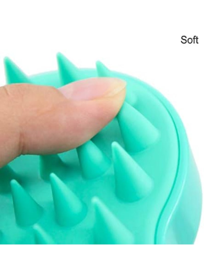 Luckam Dandruff Control Scalp Exfoliating Brush - Waterproof Hair Growth Massager for Curly Hair, 2 Pack Scalp Care Tool - Image 3