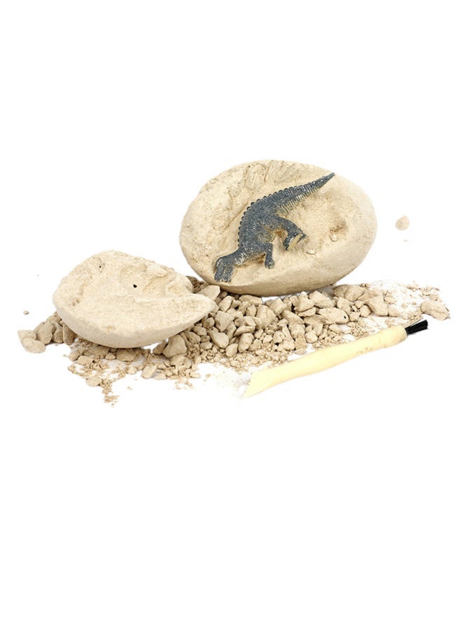 NIBEMINENT 12-Piece Dinosaur Eggs Archaeological Excavation Learning Toy Set - Image 2