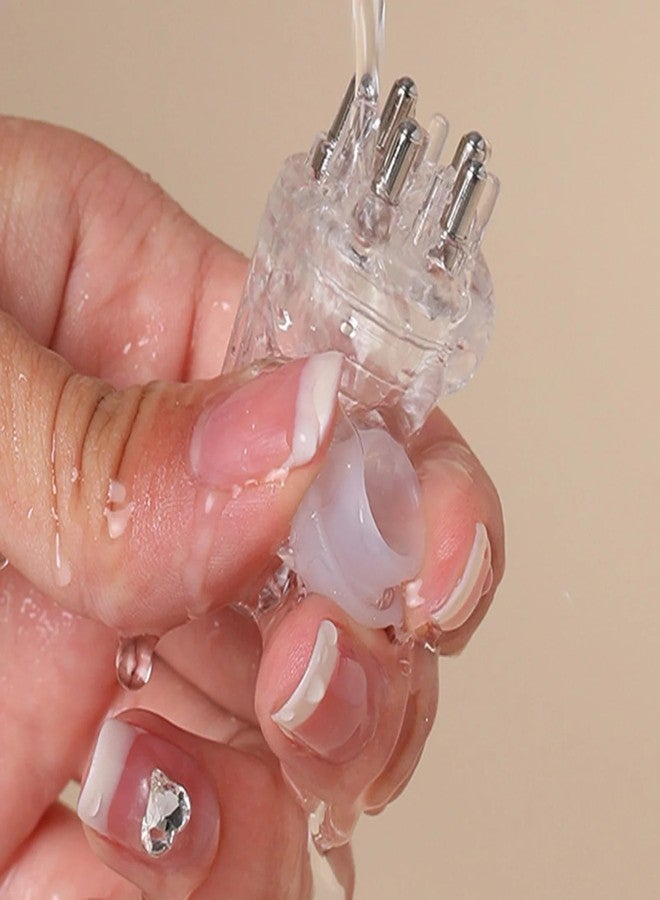 DOOMSDAY Hair Oil Applicator Comb, Smooth Root Comb Applicator Bottle For Scalp Oil, Anti Hair Loss Lotion Dispenser, Anti-Leak, Scale Control, Salon Care, Oily/Greasy Hair (6ml) - Image 4