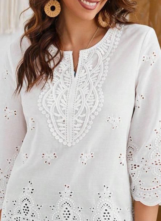 YUNIQEE بلوزة نسائية مزخرفة بتصميم شيفلي - Image 2