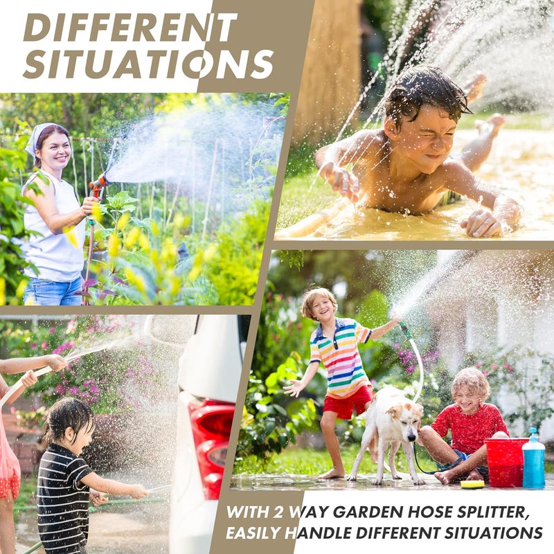 Twinkle Star 3/4 Inch Garden Hose Quick Connector Water Hose Fitting Male and Female, 9 of Set - Image 5