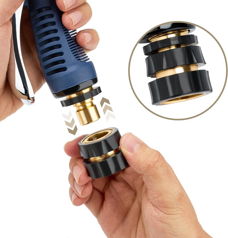 Twinkle Star 3/4 Inch Garden Hose Quick Connector Water Hose Fitting Male and Female, 9 of Set - Image 4