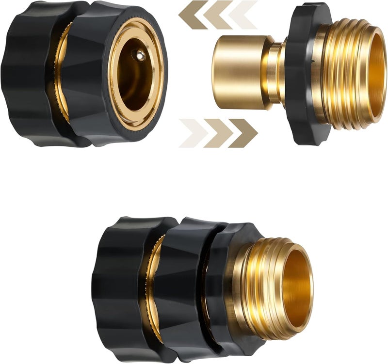 Twinkle Star 3/4 Inch Garden Hose Quick Connector Water Hose Fitting Male and Female, 9 of Set - Image 3
