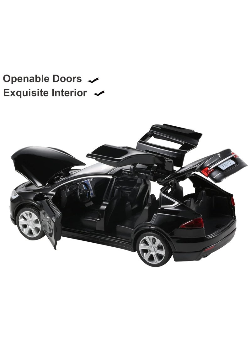 general Toy Car Model X 1:32 Pull Back Car Die Car Model Car Toy Suitable for boys and girls from 3 to 12 years old Black - Image 2
