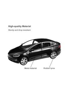 General Toy Car Model X 1:32 Pull Back Car Die Car Model Car Toy Suitable for boys and girls from 3 to 12 years old Black  - Image 5