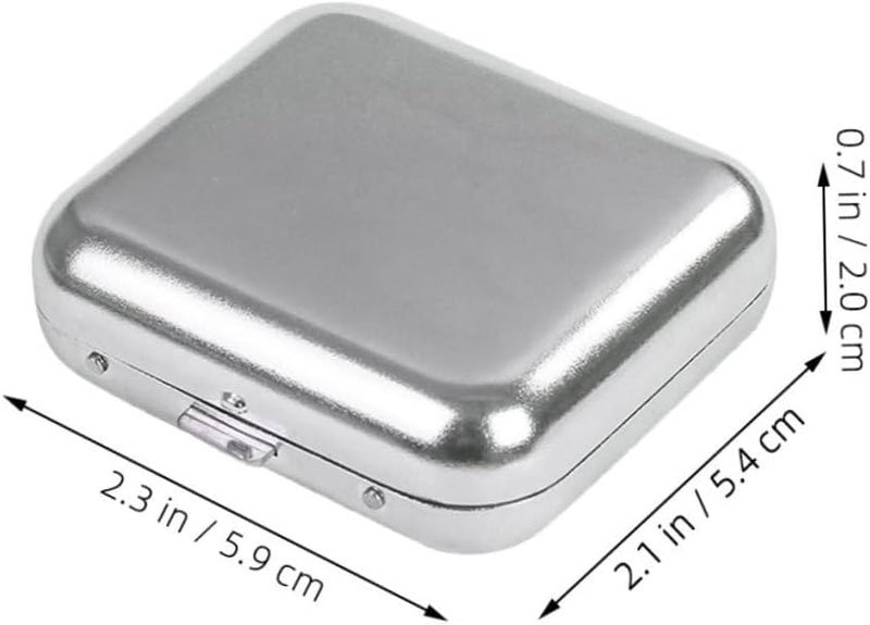 Stainless Steel Portable Pocket Ashtray Lid Compact Metal Ash Holder for Outdoor Use Sleek Design for Bars and Gatherings Easy to Carry - Image 2