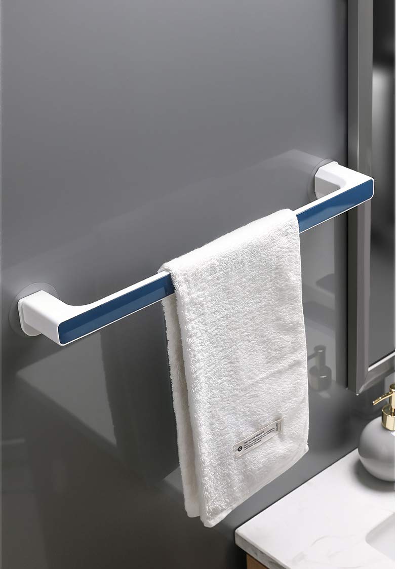 XEREBIAN Plastic Self Adhesive Wall Mount Paper Towel Holder for Kitchen Bathroom Toilet Under Cabinet Garage Laundry Pantry No Drilling Plastic Big bar - Image 1