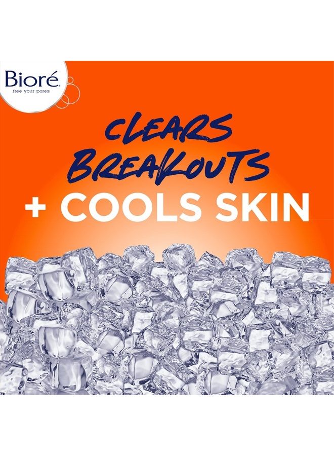 Bioré Blemish Fighting Ice Cleanser, Salicylic Acid, Clears and Helps Prevent Acne Breakouts, Cools & Refreshes Skin, Oil Free, 6.77 Ounce - Image 3
