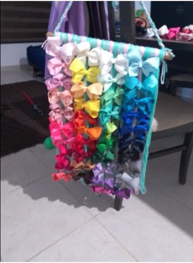 40 لون من أربطة الشعر للفتيات 4.5 بوصة من ريبون جروجرين الفاخر مع مشابك شعر تمساح