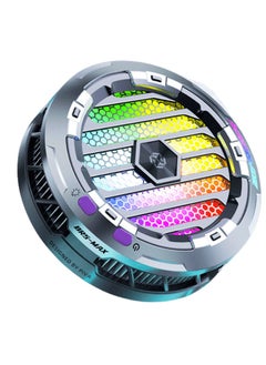 piva BR5-MAX PIVA iPad Cooling Fan with 3 speeds 30w to meet different cooling requirements and a light control button to adjust the lighting color, adding an atmosphere of fun during use and a magnetic iron piece helps to securely fix the fan on the iPad  - Image 2