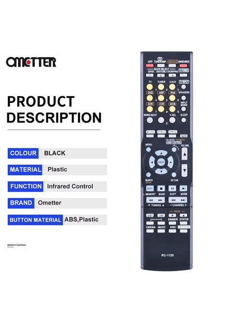 New RC-1120 for Denon Remote Control AV Receiver Parts AVR-590 DHT590BA AVR-1610 AVR-1910 AVR1802 AVR2506 AVR2803 AVR3805