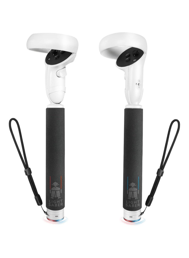 Hibloks Oculus/META Quest 2 Accessory Extension Grip, Quest 2 Controller 3-in-1 Extension Grip, Beat Saber/Gorilla Tag Long Arm/Gamepad Accessory - Image 1