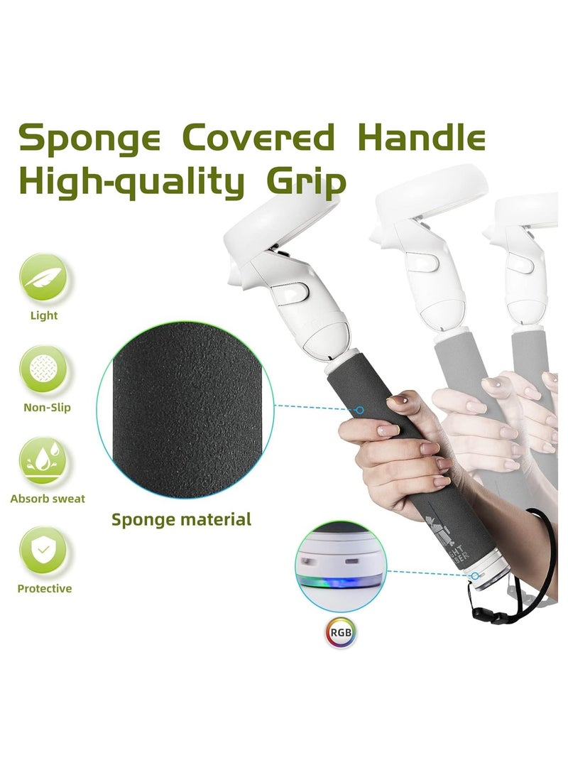 Hibloks Oculus/META Quest 2 Accessory Extension Grip, Quest 2 Controller 3-in-1 Extension Grip, Beat Saber/Gorilla Tag Long Arm/Gamepad Accessory - Image 5