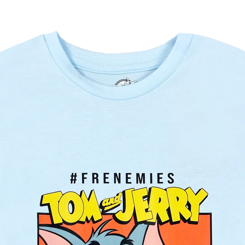 وارنر بروس. Warner Bros. Tom &amp; Jerry Frenemies Kids Boy's Short Sleeve T-Shirt