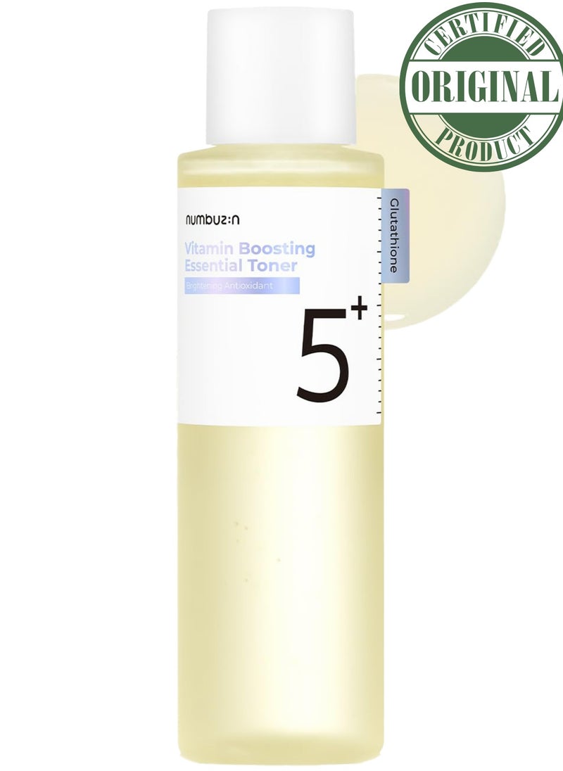 numbuzin Numbuzin No.5+ Vitamin Boosting Essential Toner - Niacinamide-Powered Toner for Hyperpigmentation Brightening, Antioxidant Protection, and Gentle Care 200ml  - Image 2