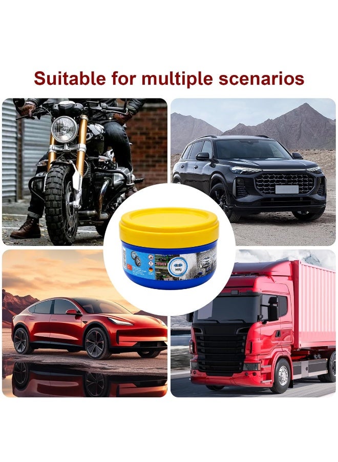 Socket 2 pcs Socket Tire Polish Applicator with Protective Cover, Tire Shine Sponge Applicator Pad, Car Tire Dressing Sponge, Reusable Tire Wax Applicator, Foam Tire Coating Pad for Cars, SUVs, Bikes, Trucks and Automotive Detailing ERPCMRJ - Image 2