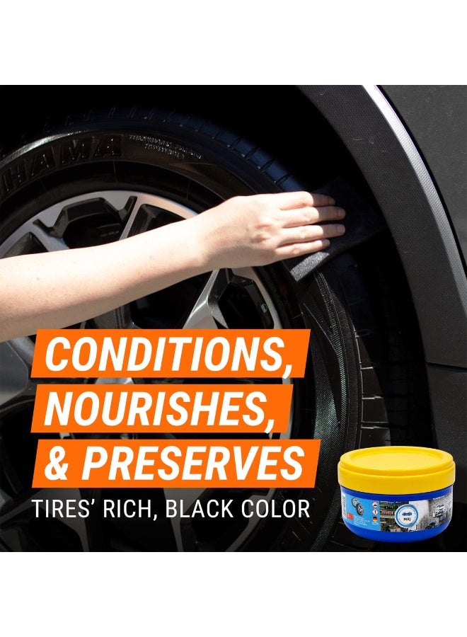 Socket 2 pcs Socket Tire Polish Applicator with Protective Cover, Tire Shine Sponge Applicator Pad, Car Tire Dressing Sponge, Reusable Tire Wax Applicator, Foam Tire Coating Pad for Cars, SUVs, Bikes, Trucks and Automotive Detailing ERPCMRJ - Image 3