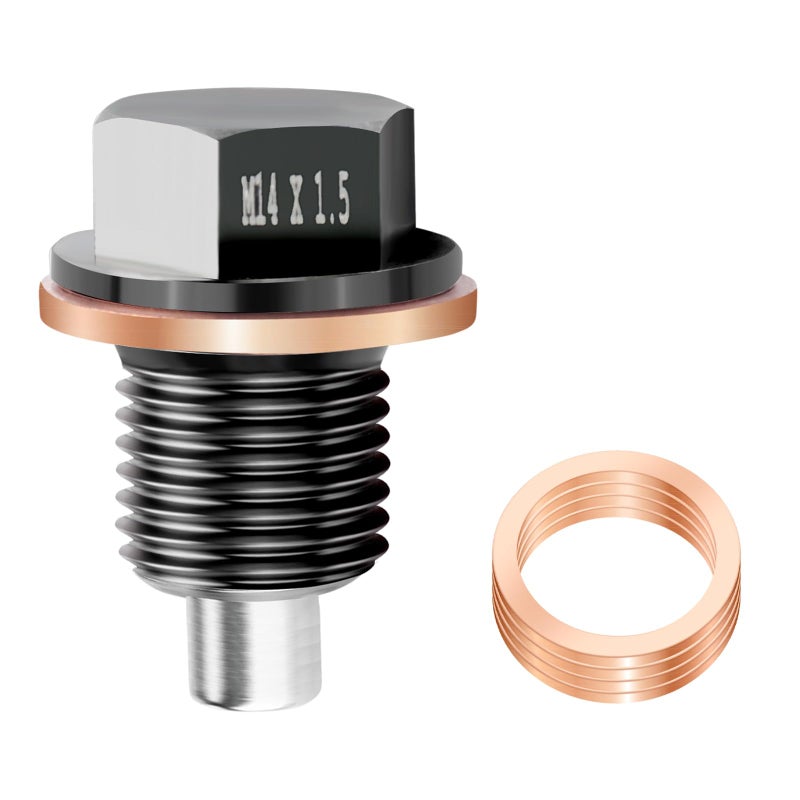 مقبس تصريف الزيت المغناطيسي M1415 مع 5 قطع من حشوات المقبس