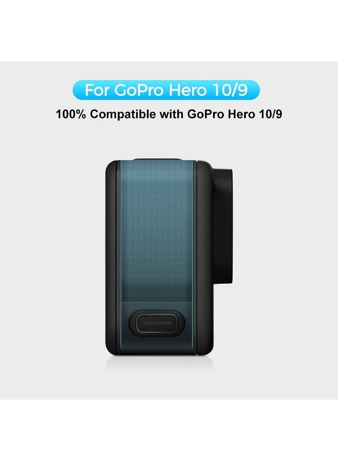 ParaPace Replacement Battery Cover for Gopro Hero 11/10/9 Black, USB Pass Through Power Side Door Vlog Accessory for Action Camera - Image 2