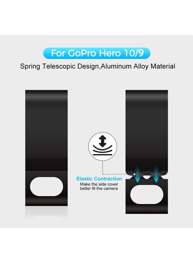 ParaPace Replacement Battery Cover for Gopro Hero 11/10/9 Black, USB Pass Through Power Side Door Vlog Accessory for Action Camera - Image 3