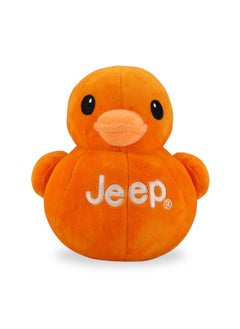 Jeep Text Logo Stuffed Animal Plush Duck Orange -Perfect Enthusiasts You'Ve Been Ducked (Orange)  - Image 1